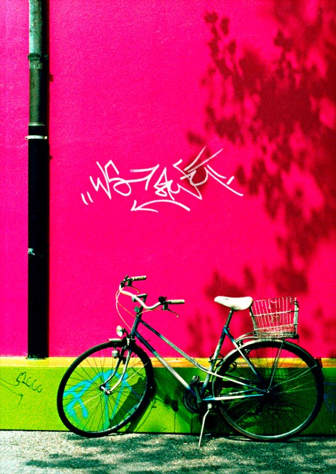 Basel 2000 Kunsthalle Fahrrad Postkarte Kopie