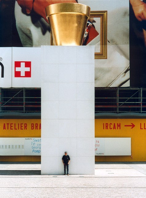 Paris Centre Pompidou Selbstportrait Druckversion Kopie