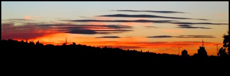 Stuttgart 2015 Landhausstrasse Sonnenuntergang 01 Kopie